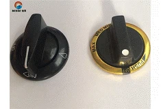 Svart och vit plast knopp Switch