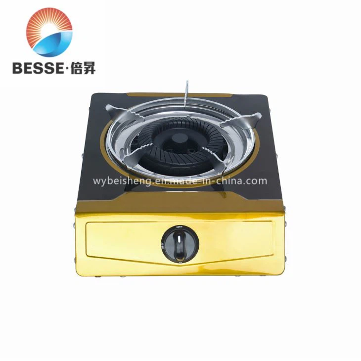 Gold Color Gas Stove Stainless Steel Stove With One Burner Gold Color Gas Stove Stainless Steel Stove With One Burner