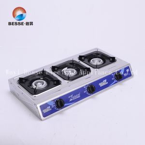 Triple Burner Gasspis för hemmabruk Fabriks grossistprodukt (ZG-3092)